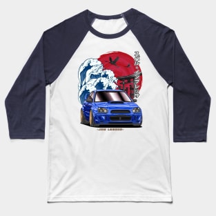 JDM Subie Impreza WRX STi Blobeye Baseball T-Shirt